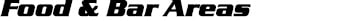 Food and Bar Areas Text Image