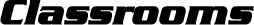 Classrooms Sub Title Image