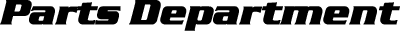 Parts Department Sub Title Image