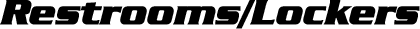 Restrooms/Lockers Sub Title Image