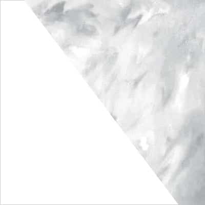 White w/ Silver Metallic