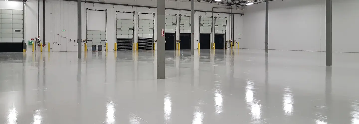 Nikola Shop industrial floor coating