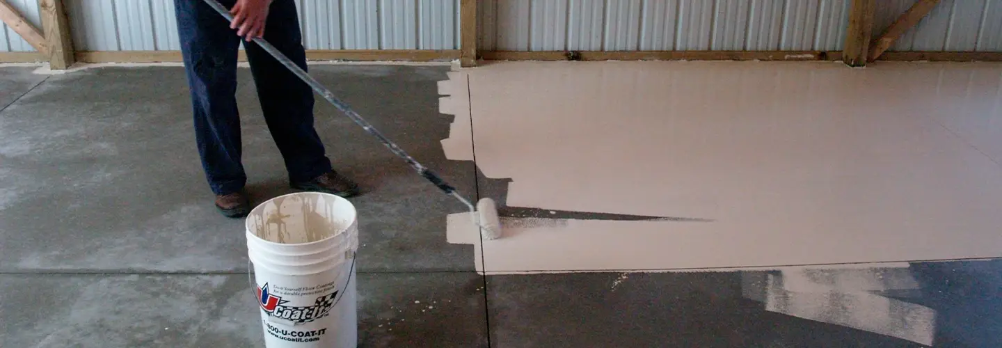 Installation of UCoat It Floor Coating