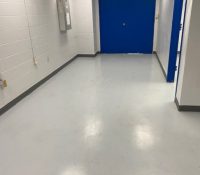 Hallway Floor Coating in Austin Texas