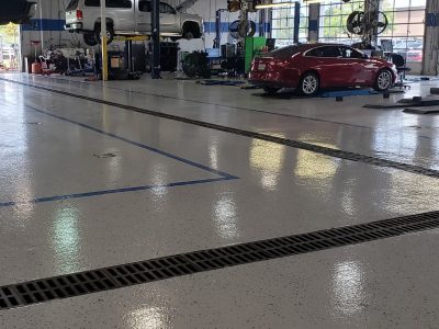 Car Dealership Floor Coating in Memphis Tennessee