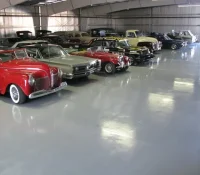 AACA Museum epoxy floor coating