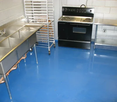 golf food prep epoxy floor coating