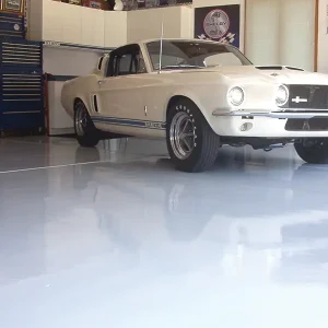 Garage with Ford Mustang