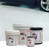 UClad-LV For under $550. Provides tough finish found in manufacturing facilities. An excellent garage floor coatings system. Great garage epoxy floor coating