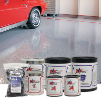 UCoat with UFlek-AF garage floor epoxy system