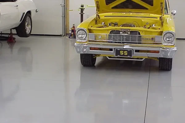 Water based epoxy system that is excellent for garages and shops. water based epoxy garage floor